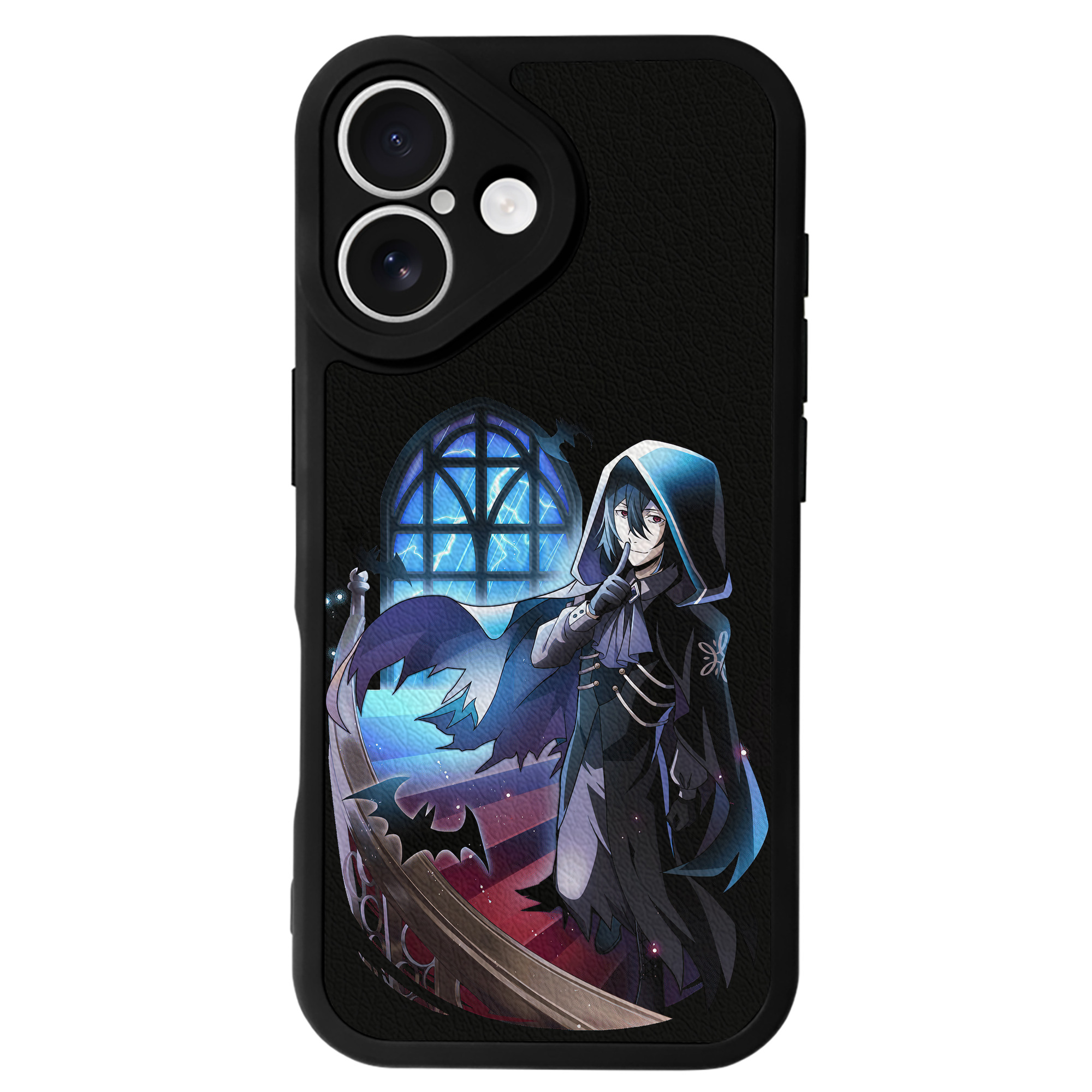 （画像用） 文豪ストレイドッグス Bungo Stray Dogs 【iPhone 16シリーズ対応】シリコンスマホケース（レザー調） 材質：シリコン